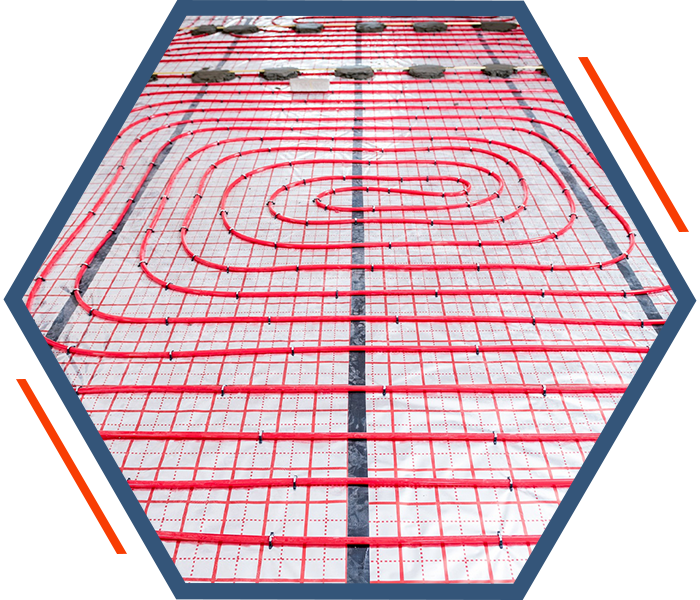 Installation de plancher chauffant hydraulique réalisée par GL Thermic à Montlouis-sur-Loire